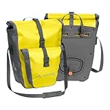 VAUDE Fahrradtaschen für Gepäckträger Aqua Back Plus, 2 x Hinterradtaschen wasserdicht, 51 Liter Gesamtvolumen, Fahrrad Gepäckträgertasche hinten, einfache Befestigung – Made in Germany