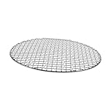 VICASKY Bbq Grillnetz für Outdoor Picknick Rundes Hochtemperaturbeständiges Grillzubehör Langlebigem Material Einfach zu Reinigen für Camping