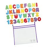 GLEAVI EVA Buchstaben Zahlen Babyspielzeug Ab Monate Lernspielzeug Badezubehör Sicher für Jungen Mädchen Kindergarten