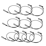 TOGEVAL 10 Stück Sicherheitskabel Bühnenbeleuchtung Stahlseil Schwarz Traglast Robust Sicherheitsschnur Für Moving Head Licht Zubehör Bühnenlicht Befestigung