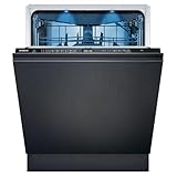 Siemens SN65EX12CE, iQ500 Smarter Geschirrspüler, Vollintegrierte Spülmaschine, 60 cm, Made in Germany, Besteckschublade, Extra leise, varioSpeed, openDry, rackMatic, Innenlicht, glassZone