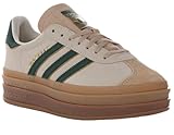 adidas Originals Gazelle Bold W Damen-Sneaker, CWHITE/CGREEN/MAGBEI, 3 UK