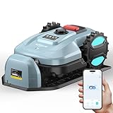 YARDCARE E400 Mähroboter mit App Steuerung,Max. bis zu 400m²,Automatisches Aufladen,RegenSensor,Weniger als 60 dB,Rasenmäher Roboter mit 18cm Schnittbreite,20-60mm Schnitthöhe Rasenroboter