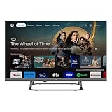 Smart Tech Smart TV, 24 Zoll HD, Google TV, Car Charger, Wi-Fi, DVB-T2/C/S2, HbbTV, Netflix, YouTube, Dolby Audio [24HG01VC]