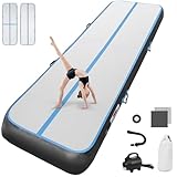 airtrack matte mit elektrischer Luftpumpe 10cm hoch 3 M Tumbling Matten Aufblasbare turnmatte Matte gymnastikmatte Yogamatte Camping Trainingsmatte