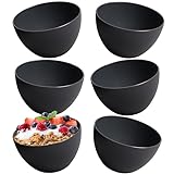 Hausfelder Bowl Müslischalen 6er Set | bruchfest | 750 ml Dessertschalen Suppenschalen | Schüssel und Schalen Set aus Kunststoff