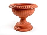 Formplastic Pflanzpokal Amphore Pflanzgefäß Blumentopf Pflanzkübel Blumenspindel Terakotta H 36 cm ET