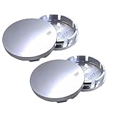 4 Stück Radnabenkappen, Nabendeckel 56mm, Ø56/53mm Radnabenabdeckung, Auto Radnabendeckel, Universal Autos Nabenkappen Zubehör für BMW Mercedes VW, Auto-Modifikation Zubehör, Silber