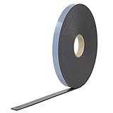 HSF Vorlegeband 12mmx2mm einseitig selbstklebend anthrazit 10m Rolle