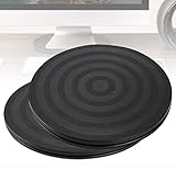 2 Stück Drehscheibe Universal Drehteller 360° Rund Drehplatte mit Stahlkugellagern, 20cm Drehbar Plattform für Laptops Monitor TV Lautsprecher Handwerk Pflanzen Küche Drehteller
