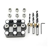 Selbstzentrierende Dübelvorrichtung, 13–32 mm, präzise Ausrichtung, Dübelbohrer, Lokalisierer mit 3 Bohrern