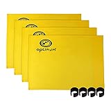 OPTIMUM Optimales Training Eckfahnen (4 Stück) – Rot, Unisex, Training, gelb