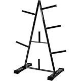 MOVIT® Hantelscheibenständer Hantelbaum, Scheibenaufnahme: 30mm Farbwahl: schwarz oder weiß, bis 250 kg belastbar, 7 Stangen