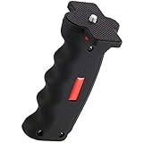 Kamera Handgriff Stabilisator Camcorder Griff mit 1/4 Zoll Schraube und Gewindelöcher, DSLR Systemkamera Halter Ergonomisch Handheld Kameragriff Stabilisatoren Tragehilfen, 12x5 cm Schwarz