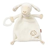 Fehn Schmusetuch Baby Spielzeug Schaf - Schnuffeltuch für Neugeborene - Einschlafhilfe Kuscheltier Schnullertuch Nuckeltuch- Kuscheltuch Schlaftier für Babys und Kleinkinder ab 0+ Monaten