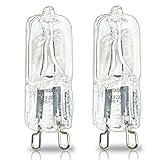 Halogen Backofenlampe G9 40w Ofen Lampe, 230v HitzebestäNdige Halogenlampe, FüR Ofen/Mikrowellenherd Warmweiß GlüHbirne Bis 500 °C (2 Stücke)