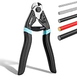 SHALL Drahtseilschneider Kabelschneider Drahtschneider Bowdenzug-Zange aus CrV-Stahl | Schneidet bis 4.8mm (3/16') | für Fahrrad, Elektro, Reparatur