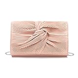Miss Lulu Damen LH2252 PK Clutch, Rose