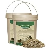 Lyra Horse® | 7,6 kg Multivital Mineralfutter Klassik Pferdefutter in Eimer | Pellets aus Leinkuchen & Weizengrieß | Ausgewogene Nährstoffquelle | Hochwertiges Futter für Pferde | Reich an Kalzium