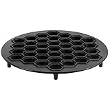 Eujgoov Aluminiumlegierungs -Knödelmacher, 37 Löcher Ravioli -Cutter, DIY Knödel Handgefertigter Handgefertiger, Einfach zu Bedienen, Geschirrspüler Sicher, Hochtemperaturbeständig, für Home Kitchen