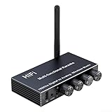 Bluetoothes 5.4 Empfänger für HiFi, kabelloser Audio-Adapter mit AUX/MIC/USB-Eingängen, Bluetoothes Audio-Empfänger für PC/Mac/Smartphone/Tablet/AV-Receiver