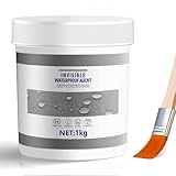 1kg Große Kapazität Transparenter Wasserdichter Beschichtungsmittel, Invisible Waterproof Agent Wasserdichte Isolier-Dichtstoff-Emulsion Versiegelung für Badezimmer, Fliesen, Wände