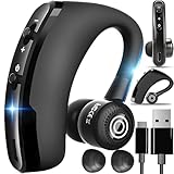 Retoo Handy Headset Bluetooth mit Mikrofon, In-Ear-Ohrhörer, Wireless Headset Bluetooth 4.1 Freisprechen im Ohr Kompatibel mit OS, Android, Ultraleichte kabellose