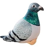 MiuxE Taube Plüschtier Kuscheltier Taube Vogel Plüschtier Puppe Für Kinder Stofftier Taube Geeignet Für Jungen Mädchen Geburtstagsgeschenk Lustige Spielkameraden Zimmer Dekoration(20 cm)