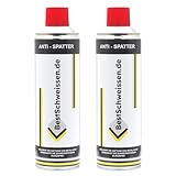 Schweißschutzspray Trennspray Schweißtrennspray 500ml Bestschweissen.de - Schweißspray für MIG MAG Schweißzubehör Düsenschutz 1/2/6/12 Stück (Pack of 2)