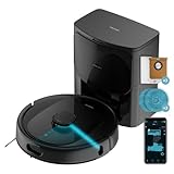 Cecotec Saugroboter Conga 9990 AI Spin Revolution Ultra Power Home, 10.000 Pa, Lasernavigation, Automatikentleerung, Künstliche Intelligenz, umgeht Objekte, App-Steuerung, 240 Minuten Akkulaufzeit.
