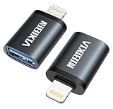 Lightning auf USB Adapter, 2Pack iPhone USB Lightning Stick Adapter Kompakter USB 3.0-OTG für iPhone/iPad, Hubs, MIDI Keyboard, Maus, Kartenleser, USB Daten Synchronisation unterstützt USB Flash Drive