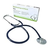 Blau Stethoskop High-Quality, Erleben Sie die beste, klare und genaue Auskultation, perfekt für medizinische Fachkräfte! Krankenhaus oder zu Hause Werkzeug.