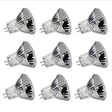 QIROGKC 12 V/35 W, 5 Stück MR11 Halogenstrahler, dimmbar, unter der Reflektorlampe, geeignet für Landschaft, Akzentbeleuchtung zu Hause, 10 Stück, 12 V