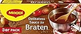 Maggi Delikatess Soße zum Braten, 3 x 250ml