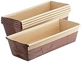 DECORA, 0320181 Kuchenformen, Bequem zum Backen, Präsentieren und Verschenken von Kuchen, Hitzebeständig bis 200°C, Hergestellt in Italien, Packung mit 5, 400 g