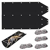 Eisangelschlitten - Hirschschleppgeschirr | Mehrzweck-Spielschlitten mit Seilen Jagdschlitten Bulk Hirsch Jagdzubehör für Sendung von Eisangelbedarf, Brennholz