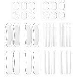 36 Stück Fersenpolster Antirutsch Fußpflaster Set High-Heel-Kisseneinlagen Slingbacks Geleinlagen Schuheinlagen Gelkissen für Damen und Herren Riemenabsätze Sport-Sneaker Absätzschuhe Sport-Sneaker