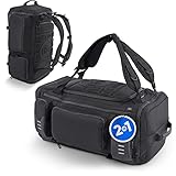 Dulion Reisetasche Herren, Sporttasche Groß mit Rucksackfunktion als Weekender, Rucksack oder Trainingstasche mit Schuhfach und Nassfach im Duffel Bag Design 60L | Jetzt Farbe wählen!