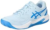 ASICS Damen Gel-Dedicate 8 Clay Sneaker, HELLBLAU/Blaue KÜSTE, 39.5 EU