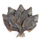 DOGBOSS 100% Natur 5 ganze Flunder (15-30 cm) naturbelassen, getrocknet für grätenerfahrene Hunde