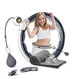 K-MART Gewichteter Hula Hoop, Infinity Smart Hula Hoops mit 16 Knoten, 360 Grad Auto-Spinning Ballmassage, Infinity Hoop für Erwachsene, Fitnessgerät zur Gewichtsabnahme