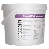 Adozan Eiweiß 100 | 99% Whey Isolate/Rind Protein Pulver auf 100g | Neutral, Ohne Zucker & Fett | Leicht Löslich, Geschmacksneutral Eiweißpulver für Diät, Bariatrische Ernährung & Regeneration | 3kg