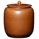 LYXWGRZD Reiseimer aus Keramik, Reisbehälter mit Deckel, Frischhaltedose, versiegeltes Glas for die Küche, Reisaufbewahrungsdose for Getreide, Snacks, Süßigkeiten, Kaffeebohnen, Lebensmittelspender(10