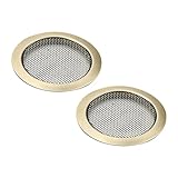 Yardwe 2 Stück Bronze -Deckelzubehör akustisch für Schlüssel Gitarrenabdeckungen gitarren reinigungsset Gitarrenlochbedeckung Klassische Akustikgitarrenschall -Loch -Cover Metall