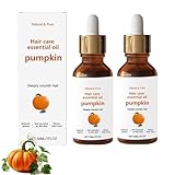 Pumpkin Seed Oil Kürbiskernöl für Haar, Reines Kürbiskernöl Bio, Perfekt für Haarpflege, Kaltgepresstes Aromatherapie Massageöl, Reparatur von trockenem, geschädigtem Haar Kürbiskernöl (10ml, 2pc)