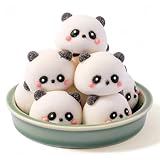 MKSDDF - 10 Stück Panda Marshmallow Halal Marshmallows große Marshmallows Marshmallows Süßigkeiten vegane Marshmallows Kuchen Dekorationen Mahlzeit Dekorationen Kuchen Backen Dekorationen