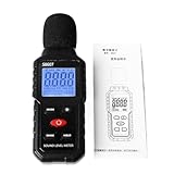 Nutriess Sound Level Messgerät S8607 LCD -Anzeige Backbeleuchtung Bildschirm Tragbarer Rauschdeibel Messgerät SPL -Messgerät für genaue Rauschmessung