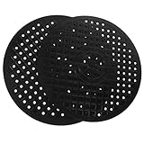 Alipis 2 x Abtropfmatten für Waschbecken, Seifenschale, Abtropfmatten für Waschbecken, runde Spülbeckenmatte, Gläser, Waschbeckenschutz, Theke, Küche, Waschbecken, Stopfen zum Abtropfen von