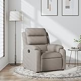 LAPOOH Relaxsessel Taupe Stoff, Fernsehsessel, Kinosessel, Lesesessel, Tv Sessel, Ohrensessel, Armsessel, Seselstuhl Wohnzimmer - 373470