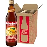 RABENHORST Orange-Sanddorn-Nektar 6er Pack (6 x 700 ml) - Fruchtiger Nektar mit mindestens 70 % Fruchtgehalt und natürlichem Vitamin C